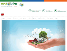 Tablet Screenshot of entokim.com.tr